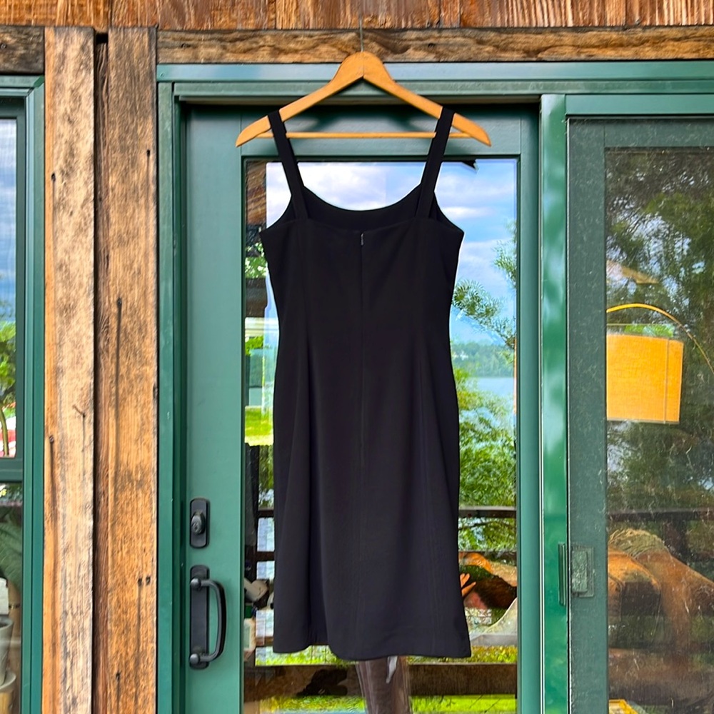 Donna Karan Black Cocktail Dress (LBD), Size 8 - Picture 3 of 10